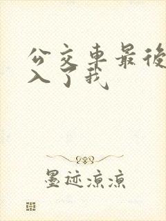 公交车最后一排入了我