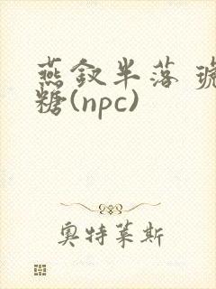 燕钗半落 琥珀糖(npc)