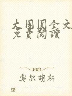 大团圆全文完整免费阅读