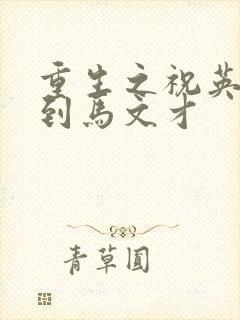 重生之祝英台遇到马文才