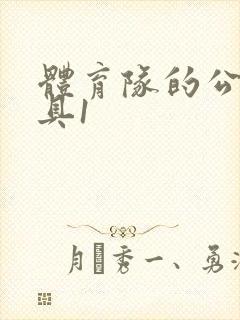 体育队的公用玩具1