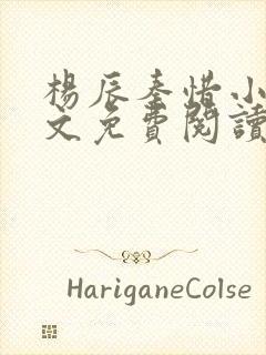 杨辰秦惜小说全文免费阅读最新