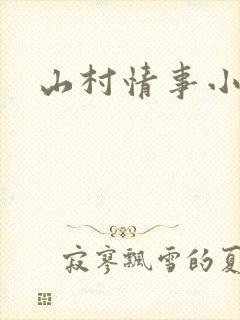 山村情事小说