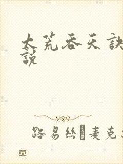 太荒吞天诀 小说