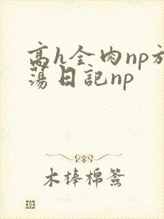 高h全肉np放荡日记np