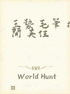 玉势 毛笔 撑开 夹住