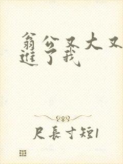 翁公又大又粗挺进了我