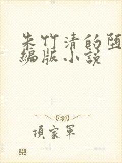 朱竹清的堕落改编版小说