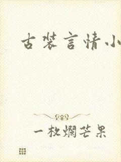 古装言情小说