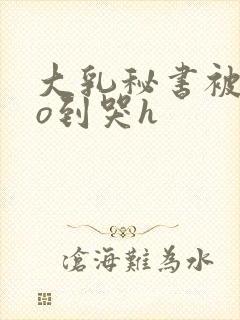 大乳秘书被cao到哭h