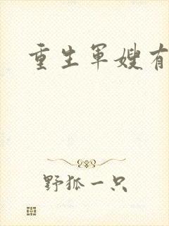 重生军嫂有空间