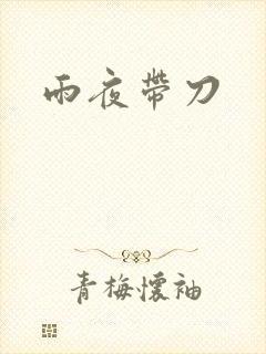 雨夜带刀