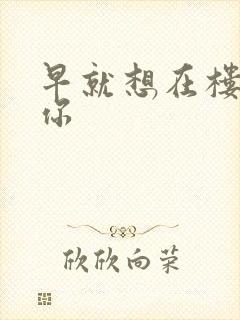 早就想在楼梯要你