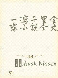 一泻千里金银花露小说全文免费阅读