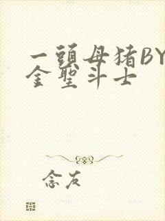 一头母猪BY黄金圣斗士