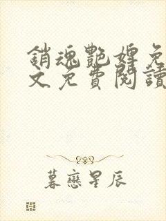 销魂艳婢免费全文免费阅读