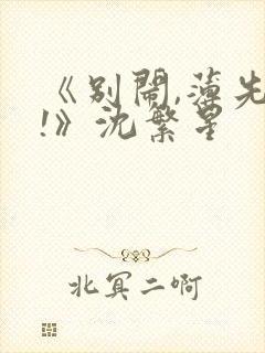 《别闹,薄先生!》沈繁星