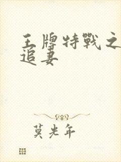 王牌特战之军少追妻