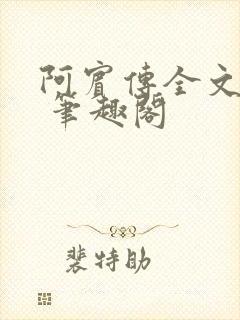阿宾传全文阅读 笔趣阁