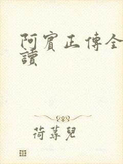 阿宾正传全文阅读