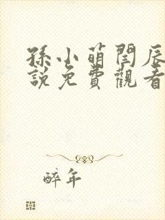 孙小萌闫辰的小说免费观看