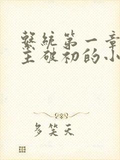 系统第一章给宿主破初的小说