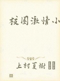 校园激情小说
