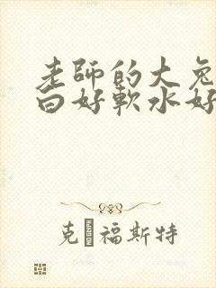 老师的大兔子好白好软水好多