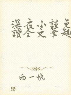 深夜小说免费阅读全文笔趣阁