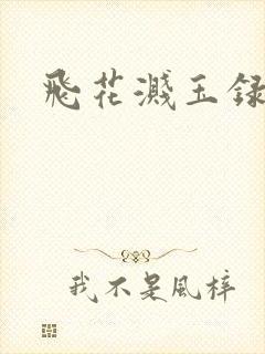 飞花溅玉录