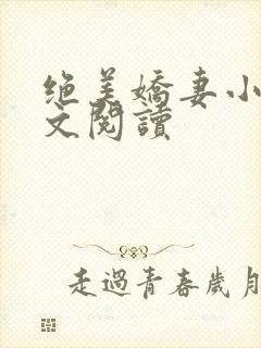 绝美娇妻小说全文阅读