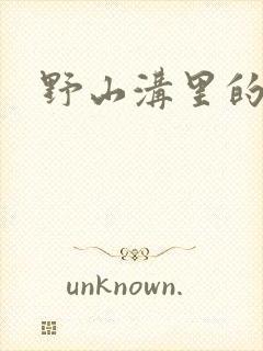 野山沟里的村庄