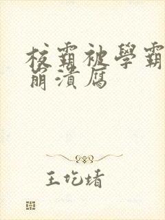 校霸被学霸玩到崩溃腐