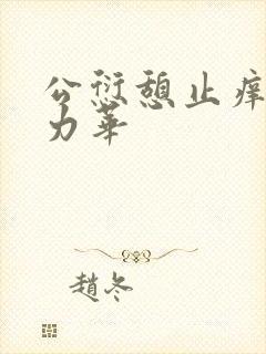 公愆憩止痒古悦力华
