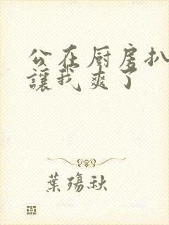 公在厨房扒开腿让我爽了