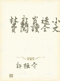 林毅肖远小说免费阅读全文最新章节