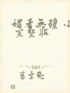 媚者无疆 小说 完整版