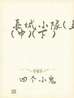 长城小队(上)(中)(下 )