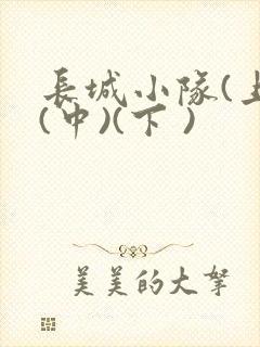 长城小队(上)(中)(下 )