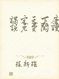 谋定天下唐诚小说免费阅读