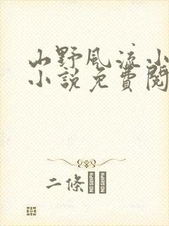 山野风流小神医小说免费阅读