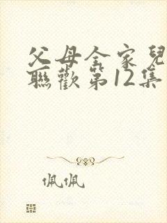 父母全家儿女大联欢第12集