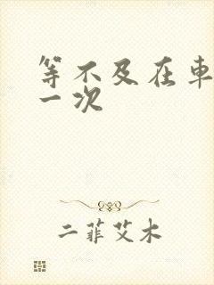 等不及在车里做一次