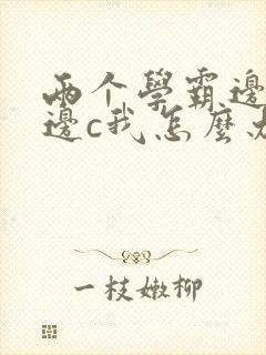 两个学霸边做题边c我怎么办封面