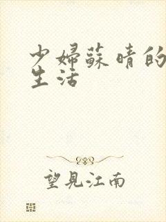 少妇苏晴的性荡生活