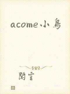 acome小鸟