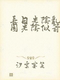 长日光阴乱作一团光阴似箭眇眇翟