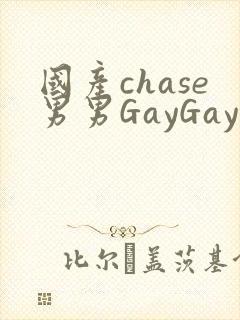 国产chase男男GayGay