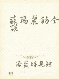 苏玛丽的全部小说