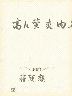 高h荤爽肉欲文